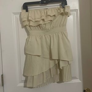 Off the shoulder ruffle dress